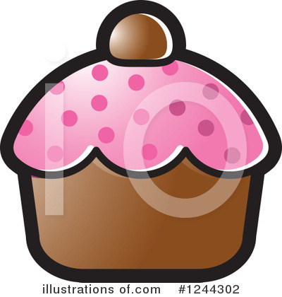 Royalty-Free (RF) Cupcake Clipart Illustration by Lal Perera - Stock Sample #1244302
