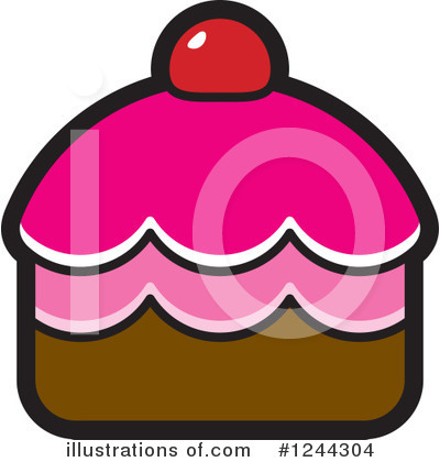 Royalty-Free (RF) Cupcake Clipart Illustration by Lal Perera - Stock Sample #1244304