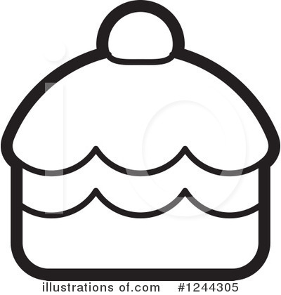 Royalty-Free (RF) Cupcake Clipart Illustration by Lal Perera - Stock Sample #1244305