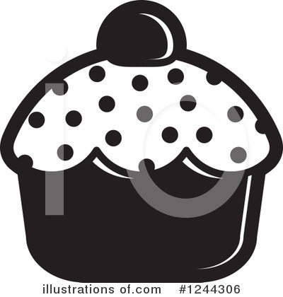 Royalty-Free (RF) Cupcake Clipart Illustration by Lal Perera - Stock Sample #1244306