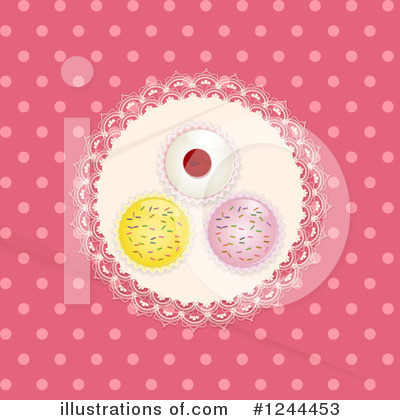 Royalty-Free (RF) Cupcake Clipart Illustration by elaineitalia - Stock Sample #1244453