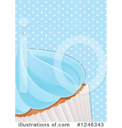 Royalty-Free (RF) Cupcake Clipart Illustration by elaineitalia - Stock Sample #1246343