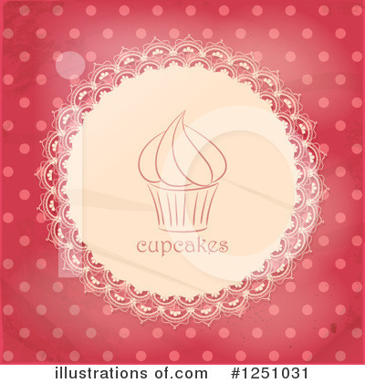 Royalty-Free (RF) Cupcake Clipart Illustration by elaineitalia - Stock Sample #1251031