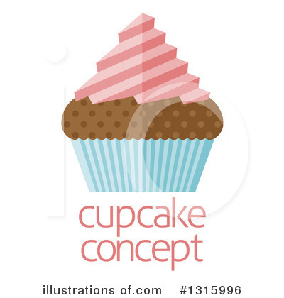 Royalty-Free (RF) Cupcake Clipart Illustration by AtStockIllustration - Stock Sample #1315996