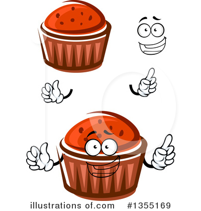 Royalty-Free (RF) Cupcake Clipart Illustration by Vector Tradition SM - Stock Sample #1355169