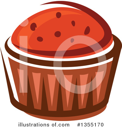 Royalty-Free (RF) Cupcake Clipart Illustration by Vector Tradition SM - Stock Sample #1355170