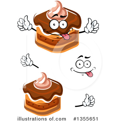 Royalty-Free (RF) Cupcake Clipart Illustration by Vector Tradition SM - Stock Sample #1355651