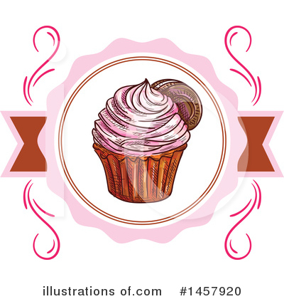 Royalty-Free (RF) Cupcake Clipart Illustration by Vector Tradition SM - Stock Sample #1457920