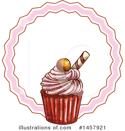 Royalty-Free (RF) Cupcake Clipart Illustration by Vector Tradition SM - Stock Sample #1457921