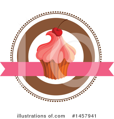 Royalty-Free (RF) Cupcake Clipart Illustration by Vector Tradition SM - Stock Sample #1457941