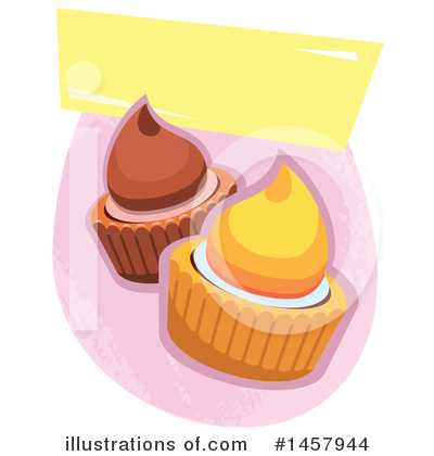 Royalty-Free (RF) Cupcake Clipart Illustration by Vector Tradition SM - Stock Sample #1457944