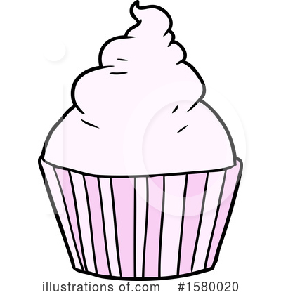 Royalty-Free (RF) Cupcake Clipart Illustration by lineartestpilot - Stock Sample #1580020