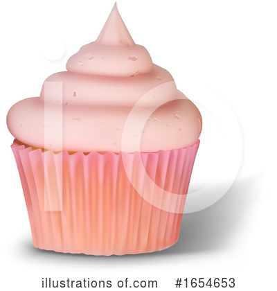Royalty-Free (RF) Cupcake Clipart Illustration by dero - Stock Sample #1654653