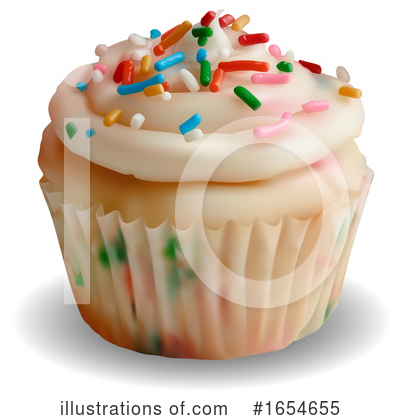 Royalty-Free (RF) Cupcake Clipart Illustration by dero - Stock Sample #1654655