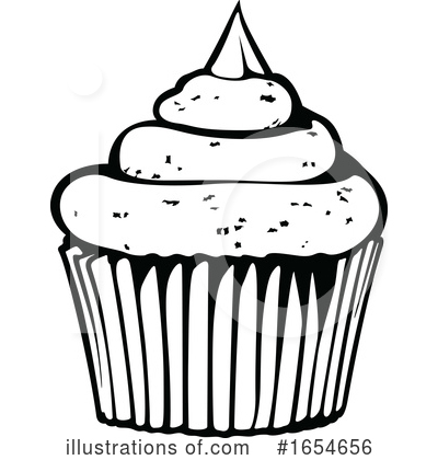 Royalty-Free (RF) Cupcake Clipart Illustration by dero - Stock Sample #1654656