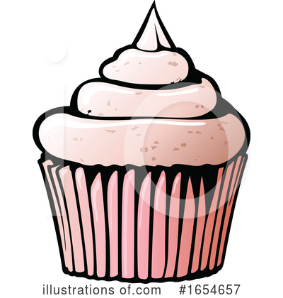 Royalty-Free (RF) Cupcake Clipart Illustration by dero - Stock Sample #1654657