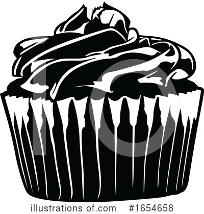 Royalty-Free (RF) Cupcake Clipart Illustration by dero - Stock Sample #1654658