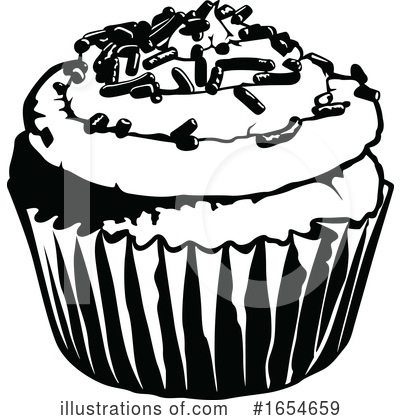 Royalty-Free (RF) Cupcake Clipart Illustration by dero - Stock Sample #1654659