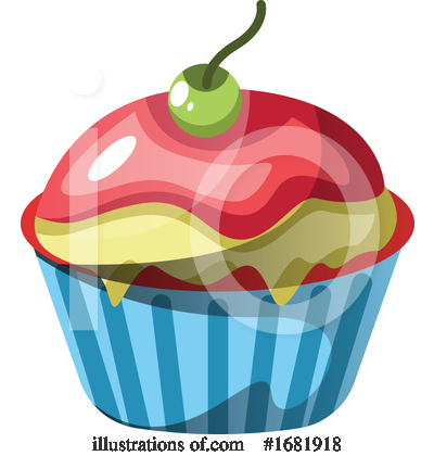 Royalty-Free (RF) Cupcake Clipart Illustration by Morphart Creations - Stock Sample #1681918
