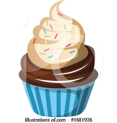 Royalty-Free (RF) Cupcake Clipart Illustration by Morphart Creations - Stock Sample #1681926