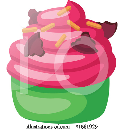Royalty-Free (RF) Cupcake Clipart Illustration by Morphart Creations - Stock Sample #1681929