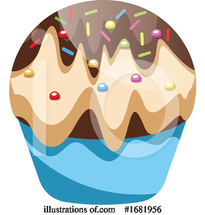 Royalty-Free (RF) Cupcake Clipart Illustration by Morphart Creations - Stock Sample #1681956