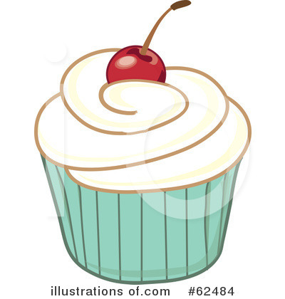 Cupcake Clipart #62484 by Pams Clipart