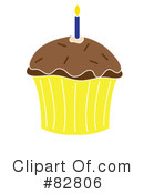 Cupcake Clipart #82806 by Pams Clipart