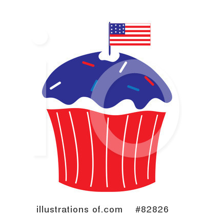 Royalty-Free (RF) Cupcake Clipart Illustration by Pams Clipart - Stock Sample #82826