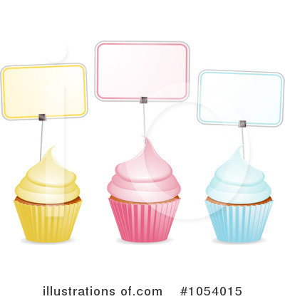 Royalty-Free (RF) Cupcakes Clipart Illustration by elaineitalia - Stock Sample #1054015