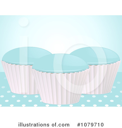 Royalty-Free (RF) Cupcakes Clipart Illustration by elaineitalia - Stock Sample #1079710