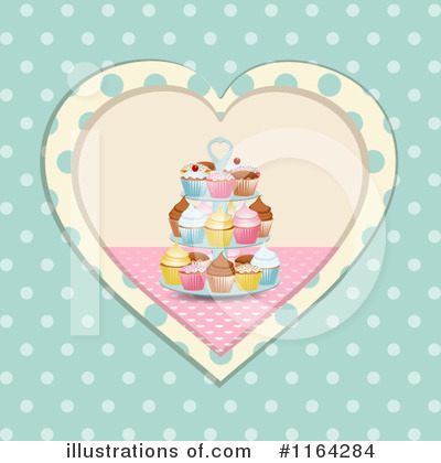 Royalty-Free (RF) Cupcakes Clipart Illustration by elaineitalia - Stock Sample #1164284