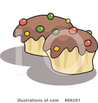 Royalty-Free (RF) Cupcakes Clipart Illustration by Prawny - Stock Sample #66261