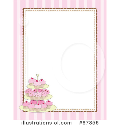 Royalty-Free (RF) Cupcakes Clipart Illustration by Maria Bell - Stock Sample #67856