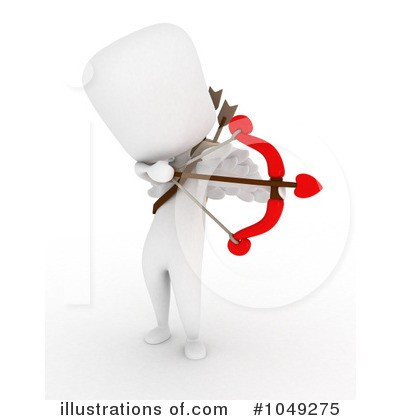 Royalty-Free (RF) Cupid Clipart Illustration by BNP Design Studio - Stock Sample #1049275