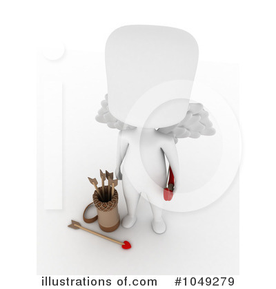 Royalty-Free (RF) Cupid Clipart Illustration by BNP Design Studio - Stock Sample #1049279