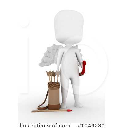 Royalty-Free (RF) Cupid Clipart Illustration by BNP Design Studio - Stock Sample #1049280