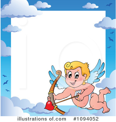 Royalty-Free (RF) Cupid Clipart Illustration by visekart - Stock Sample #1094052