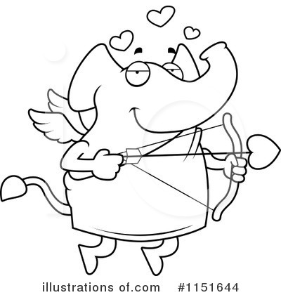 Royalty-Free (RF) Cupid Clipart Illustration by Cory Thoman - Stock Sample #1151644