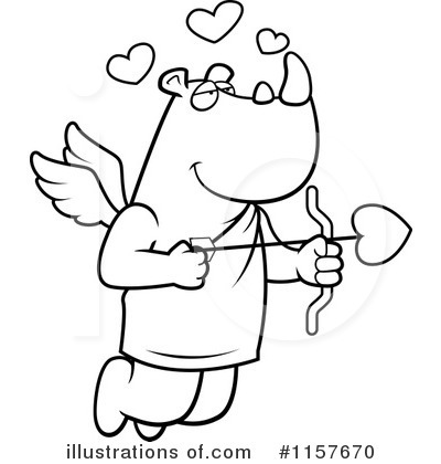 Royalty-Free (RF) Cupid Clipart Illustration by Cory Thoman - Stock Sample #1157670