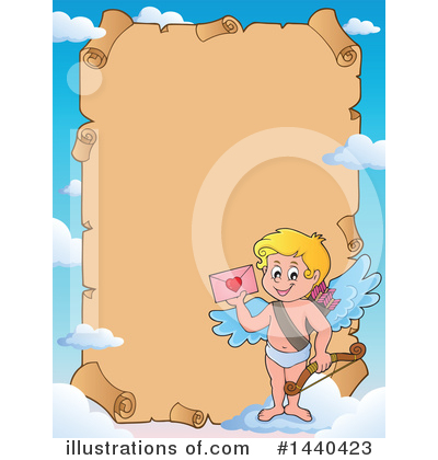 Royalty-Free (RF) Cupid Clipart Illustration by visekart - Stock Sample #1440423
