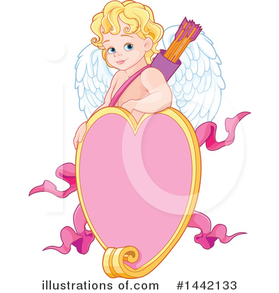 Royalty-Free (RF) Cupid Clipart Illustration by Pushkin - Stock Sample #1442133