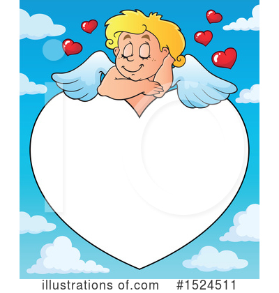 Royalty-Free (RF) Cupid Clipart Illustration by visekart - Stock Sample #1524511