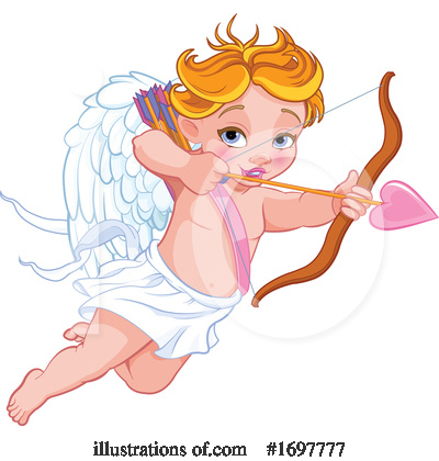 Royalty-Free (RF) Cupid Clipart Illustration by Pushkin - Stock Sample #1697777