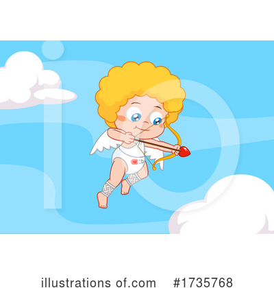 Royalty-Free (RF) Cupid Clipart Illustration by Hit Toon - Stock Sample #1735768