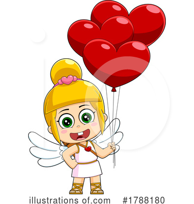 Royalty-Free (RF) Cupid Clipart Illustration by Hit Toon - Stock Sample #1788180