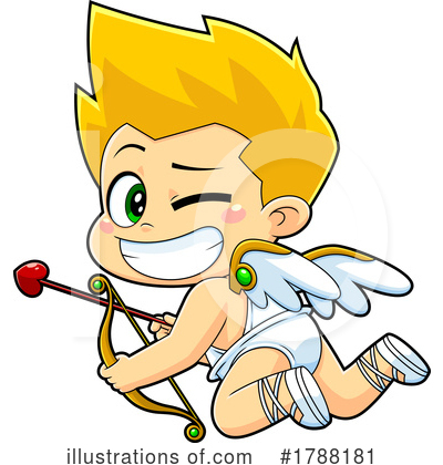 Royalty-Free (RF) Cupid Clipart Illustration by Hit Toon - Stock Sample #1788181