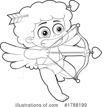 Royalty-Free (RF) Cupid Clipart Illustration by Hit Toon - Stock Sample #1788199
