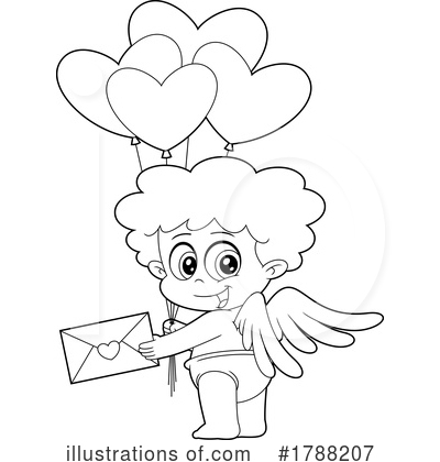 Royalty-Free (RF) Cupid Clipart Illustration by Hit Toon - Stock Sample #1788207