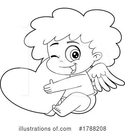 Royalty-Free (RF) Cupid Clipart Illustration by Hit Toon - Stock Sample #1788208
